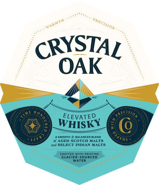 Crystal Oak label